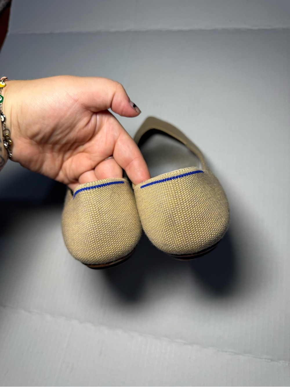 ROTHY'S Pointed Toe Flats in Camel - Picture 4 of 5